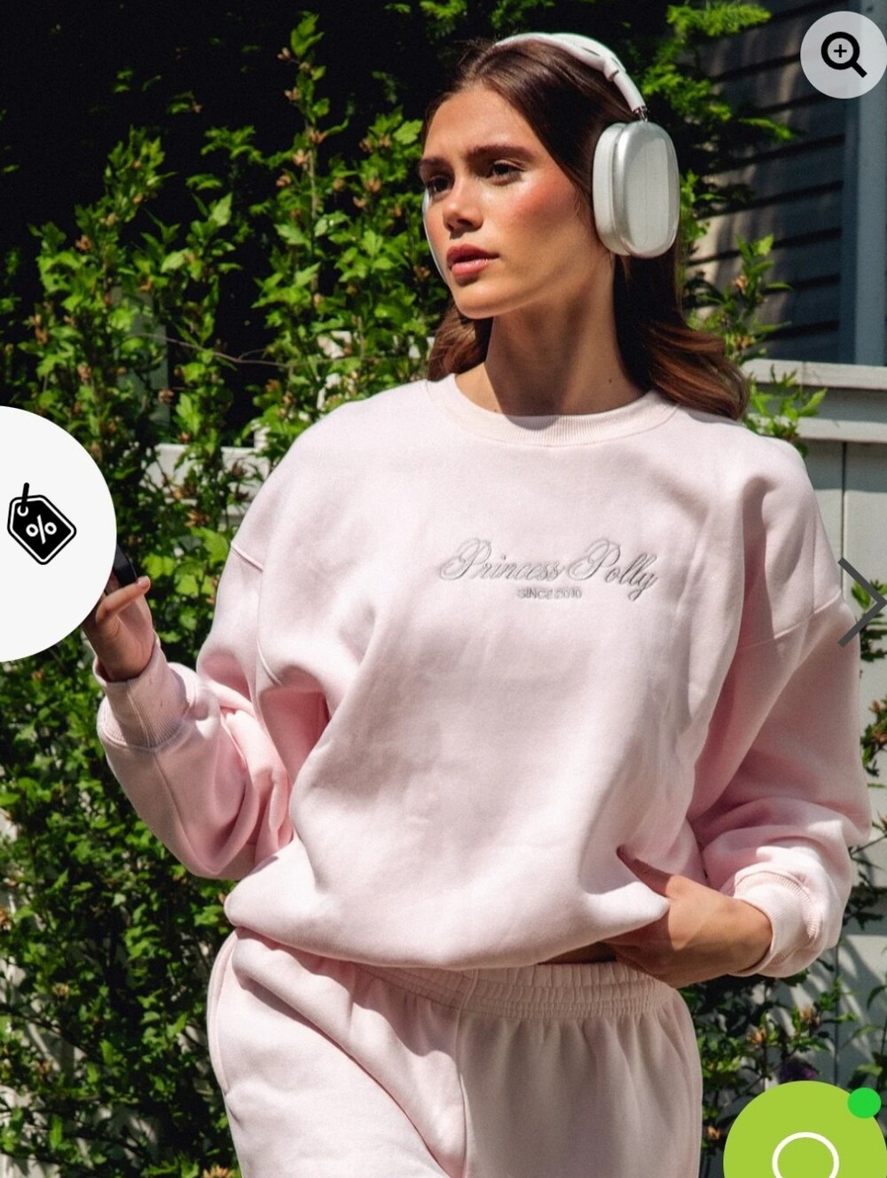 Princess Polly Light Pink Sweatshirt & Joggers Set NWOT - Picture 5 of 16